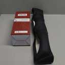 LKWLIKEI Nappa Premium Leather car Steering Wheel Cover, Non-Slip, Breathable, Universal 15 inches (red Blue line)