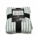 DI ELLEN TRACY QUILT SHAM-GREN STRP