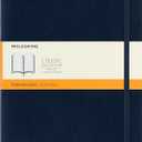 Moleskine Classic Notebook, Soft Cover, XL (7.5" x 9.5") Ruled/Lined, Sapphire Blue, 192 Pages