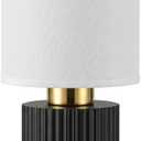 Modern Cordless Table Lamp - Rechargeable Battery Operated Desk Lamp with Dimmable Touch Control, Small Bedside Lamps for Bedroom, Living Room, Nightstand & Nursery Decor