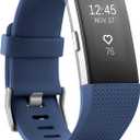Fitbit Charge 2 Heart Rate + Fitness Wristband, Blue, Small (US Version)