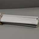 ShadesU Cordless Zebra Blinds  Light Filtering Dual-Layer Window Shades for Privacy (White Color) (Maximum Height 72") (Width 50")