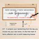 Foutcheou New Home New Memories New Beginnings Wall Decor 32x12 Wood