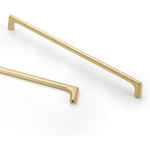 Asidrama 3 Pack 10 Inch(256mm) Brushed Gold Cabinet Pulls Cabinet Handles Cupboard Handles Kitchen Cabinet Hardware for Cupboard Drawer Pulls