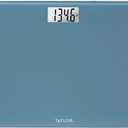 Taylor Digital Extra-Wide Extra High 500lb Capacity Bathroom Scale for Body Weight, Ultra Wide Platform, Digital Weighing Machine for People, Easy-to-Read, Slate Blue