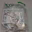 SWNAWE 59PCS White Christmas Tree Decorations Set, Artificial Christmas Picks, Christmas Tree Filler, Ornaments, Artificial Poinsettia Flowers for Holiday Party Table Xmas Tree Decor