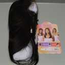 Outre Airtied 100% Fully Hand-Tied Wig - Human Hair Blend - Sleek Yaki 20" (DARK BROWN 2)