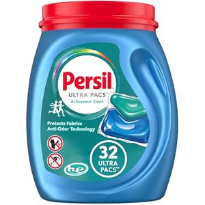 Persil Ultra Pacs Activewear Clean Laundry Detergent, 16 count