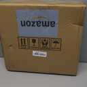 FileCntr 5 Tier Acrylic Card Display Stand, Clear Display for Greeting Cards, Sports Cards, Postcards, Stickers & Brochures