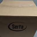 Serta ThermaGel Cooling, Pressure-Relieving Memory Foam Mattress Topper, 3 Inch, Queen,Blue