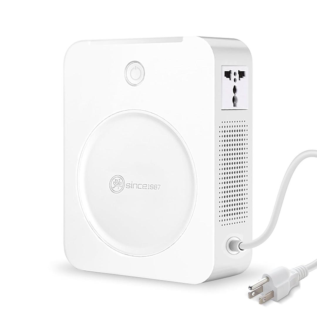 SUNSHUN 2000W 110v to 220v Converter Step Up Voltage Transformer 110v/120V to 220V/240V with 2 Output Sockets for Europe Asia Appliances Used in US