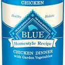 Blue Buffalo Homestyle Recipe Adult Wet Dog Food, Made with Natural Ingredients, Chicken Dinner with Garden Vegetables, 12.5-oz Can (Pack of 12) BB 7/23/28