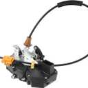 X AUTOHAUX Replacement Front Left Driver Side Power Door Lock Actuator Motor with Cable for Chevrolet Silverado 1500 2500 3500 2010-2013 for GMC Sierra Door Latch Actuator No.22862026