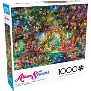 Buffalo Games - Aimee Stewart - The Butterfly Ball - 1000 Piece Jigsaw Puzzle for Adults -Challenging Puzzle Perfect for Game Nights - Finished Size is 26.75 x 19.75