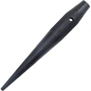 Bull Pin Heat-Treaded Steel Ironworker Tools With Black Finish and Tether Hole, Iron Workers Tool, 1-5/16-inch x 10 Inch