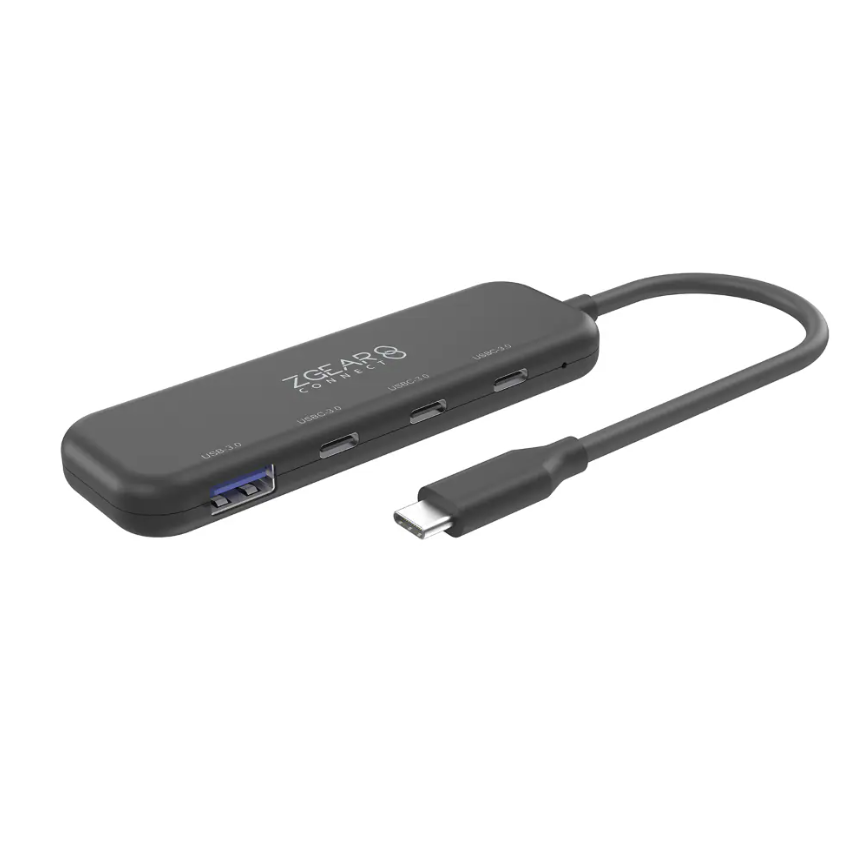 Zgear Multi-Port USB-C Data Hub 4 Port Charging USB C & A