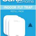 Safer Premium Indoor Fly Trap Glue Card Refills  3-Pack Replacement Sticky Cards  Compatible with Safer Home SH502 Plug-in Trap  Long-Lasting Fruit Fly, Gnat & Moth Control