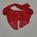 Avidlove Women Mesh Top Lace Crop Top Long Sleeve Sheer Blouse Y2K Mesh Shirts Sexy Going Out Tops Club Outfits, Medium