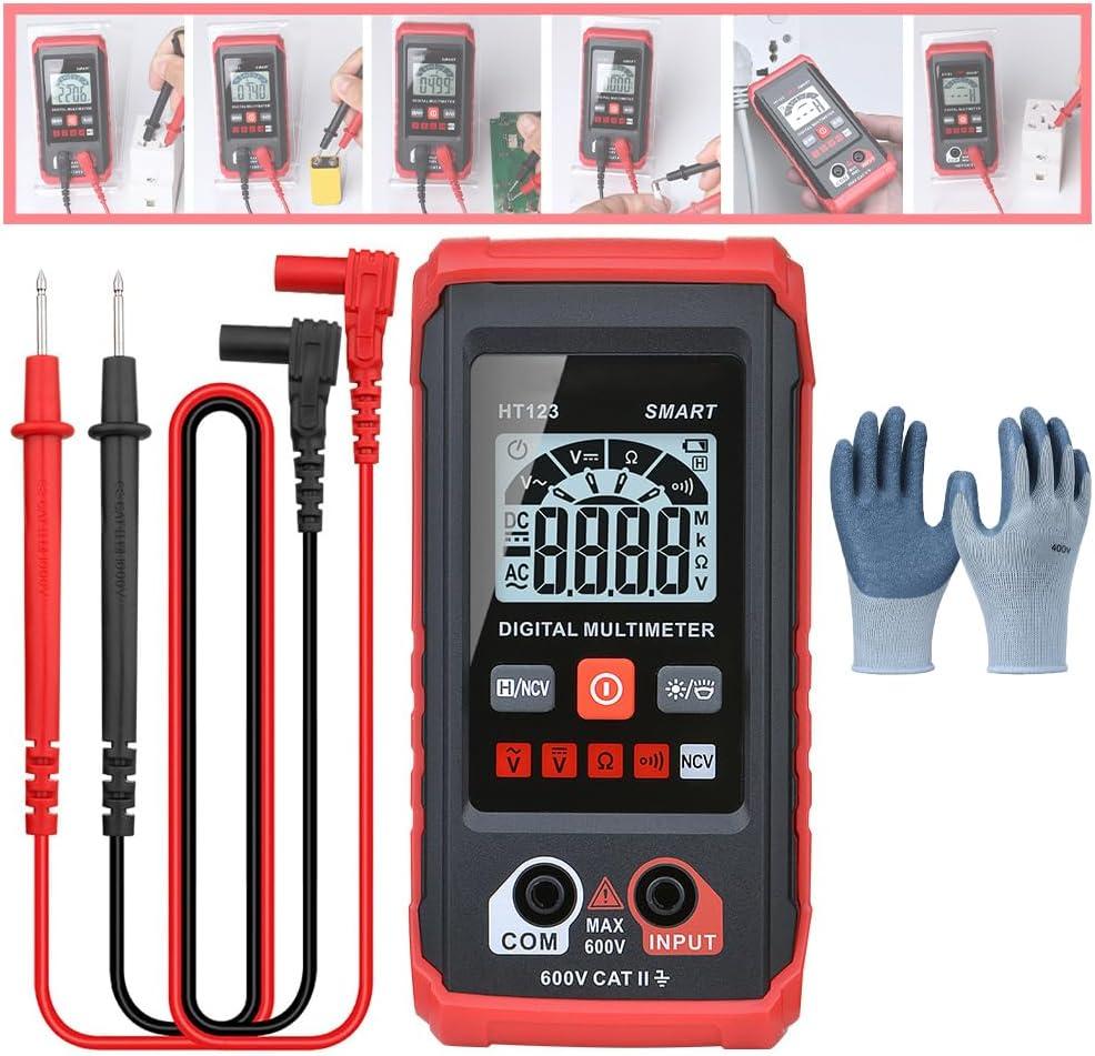 XIRUJNFD Smart Digital Multimeter HT123 TM-510 4000 Counts, Automatic Voltage Tester With Non-Contact Voltage for AC/DC (1)
