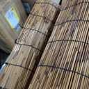 Natural Reed Fencing Rolls,6FT X 16.4FT Reed Screen Curtain Bamboo Fence Covering Privacy for Outdoor Backyard Patio Garden Decorative Fence (Brown)