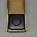 Smart WiFi Wireless Doorbell Chime for Google Nest, Ring, Blink  App-Connected with LED Light, No Wiring Required (1pack, Black)