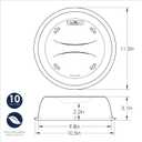 2 x Nordic Ware Deluxe Plate Cover, 10"