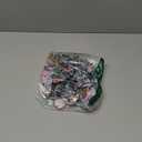 Women's 2 Piece Leopard Floral Bikini Sets Ring Triangle Halter Bathing Suit Tie Back Swimsuit (Multicoloured)- XS