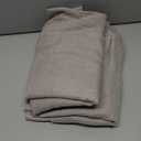 RYB HOME Linen Texture Sheer Curtains 90 inches, Rustic Style Solid Semi Sheer Half Privacy Drapes for Farmhouse Dorm Office Dining, Birch Brown, W 52 x L 90 inches, Set of 2