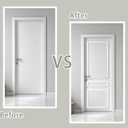 Peel and Stick Door Moulding Kit, Self-Adhesive Pre-Assembled Door Panel Trim for Wall Mirror Window Frame Decor (Top 22"x36" Middle 22"x6" Bottom 22"x20")
