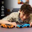 LEGO Speed Champions Lamborghini Revuelto & Huracn STO Car Toys - Building Toy for Pretend Play for Boys & Girls, Ages 10+ - Model Car Kit Display - Gift Idea for Kids - 77238