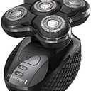 Remington Balder Pro Electric Razor for Head XR7000A - Premier Wet/Dry Bald Head Shaver, Flex Blades for a Close Shave, Cordless Rechargeable, Effortless Head Shaving with Precision Dual Track Heads