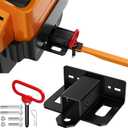 Upgraded Zero Turn Lawn Mower Hitch with 1 1/4" inch Hitch Receiver & Hitch Pin