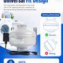 M-4DBT Automatic Dryer Booster Fan, 200 CFM 4 Inch Dryer Vent Fan
