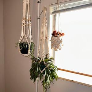 Spring Tension Rod with 3 Adjustable ARMS