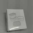 Gencywe 3 Pack Stainless Steel Snack Containers for Kids, 8 oz Easy Open Leak Proof Small Toddler Snack Containers with Silicone Lids, Stackable Metal Lunch Box for Daycare and School (Blue)