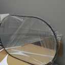 Bathroom Vanity Mirror for Wall, 36''x24'' Black Oval Bathroom Mirror for Over Sink, Bedroom, Living Room, Entryway, HD Tempered Glass, Wall Mounted Horizontally or Vertically