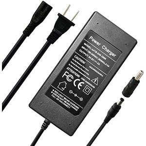 GOAKICHGO 25.2V 2000mA Battery Charger 54.6V Power Supply for 48V 13S Battery with DC 5.5x2.1mm / 5.5x2.5mm Plug