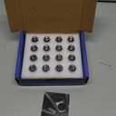 9/16"-18 Open End Lug Nuts - 32pcs OEM Wheel Lug Nuts Compatible with 75-97 F-250/F-350, 02-10 Ram 1500/2500/3500, 05-11 Dakota, 04-09 Durango Chrome Wheel Nuts