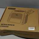 Pawtners Dog Backpack Carrier Large Pet Carrier Backpack for Kitten Small Dogs Puppies & Large Cats Up to 18 Lbs, Breathable Dog Backpack with Anti-Scratch Mesh, Ventilated Design, Perfect for Travel