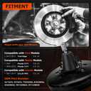 54-74232 Vacuum Power Brake Booster Compatible with 2007-2010 Lincoln MKX, 2007-2010 Ford Edge, 2007-2015 Mazda CX-9 3.5L 3.7L V6 Replace # 7T4Z2005A 8T4Z2005A AT4Z2005A TDY14380ZA TD1143800Z