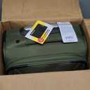 SWISSGEAR Sion Softside Expandable Spinner Luggage Durable Lightweight Travel Suitcase, Evergreen, Carry-On 21-Inch