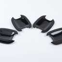 Toworldit 4pcs Black ABS Exterior Door Handle Bowl Decoration Cover Trim Compatible with Ford Bronco Sport 2021+