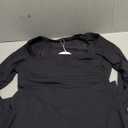 LANZHENYS Sexy Women's Sexy Backless Waist Cinched Long Sleeved Knitted Hip Hugging Dress Short Skirt for Women Black L