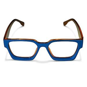livho Oversized Eyewear Frame for Woman and Men - Rectangle Fashion Glasses for Computer, Chic Preppy Frame