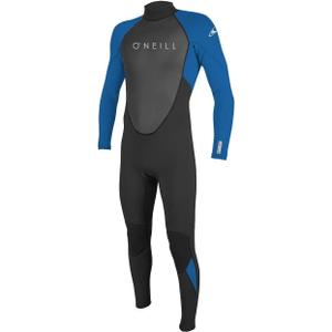 O'Neill Youth Reactor-2 3/2mm Back Zip Full Wetsuit (12, Black/Ocean)