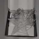 Christmas Tree Topper Star Crystal, Color Changing Christmas Tree Decorations with 80 Modes, APP & Remote Control, for Home Bar Garden USB Xmas Tree New Year Holiday Decoration (7.63  8.64 in)