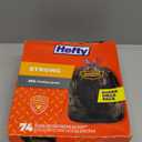 Hefty Strong Large Trash Bags, Black, 30 Gallon, 74 Count