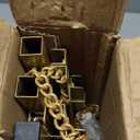 Gold Easel Stand for Sign, Heavy Duty Easel, 4-Tier Adjustable Art Easel for Painting, Wedding Sign1pc