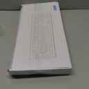 Wireless Keyboard and Mouse Combo, Full-Sized Wireless Keyboard and Adjustable DPI Mouse, 2.4GHz USB Receiver, Silent Keyboard and Mouse for PC, Windows, MAC, Desktop, Laptop(Purple)