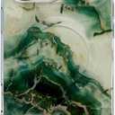 for iPhone 17 Pro Phone Case - Green Marble - Ultra-Slim, Shockproof, Camera Bumper, Glossy iPhone Case